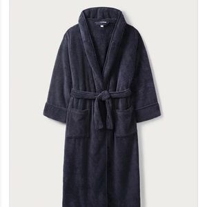 Unisex Hooded Hydrocotton Navy colored Robe (size L)